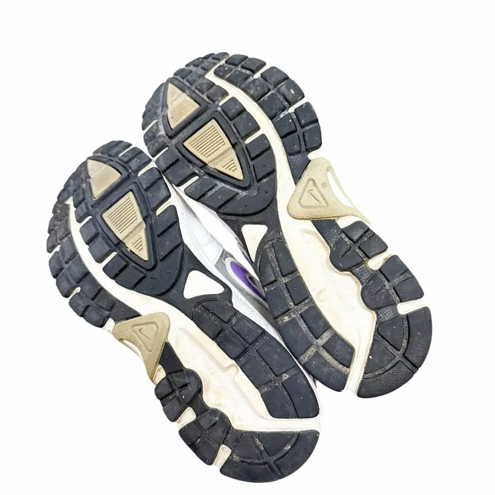Nike Dart 9 White Purple Sneakers Sz 6